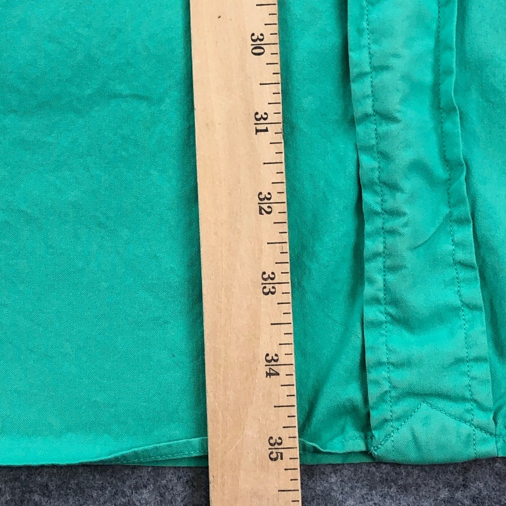 Ralph Lauren Mens Button Up Shirt 3XLT Feather Weight Twill Green Long Sleeve - Picture 9 of 12